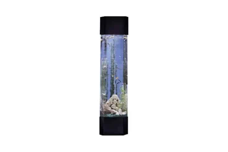 Pentagone d'aquarium tropical AquaTower Midwest de 30 gallons