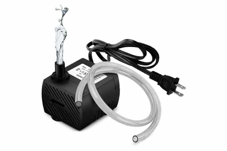 Mini pompe à eau submersible PULACO 95GPH 5W pour aquarium, étang, fontaine, hydroponie