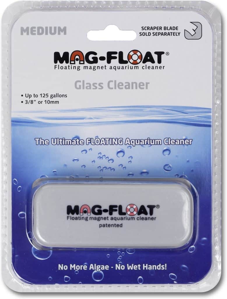 Nettoyeur magnétique flottant pour aquarium en verre Mag-Float